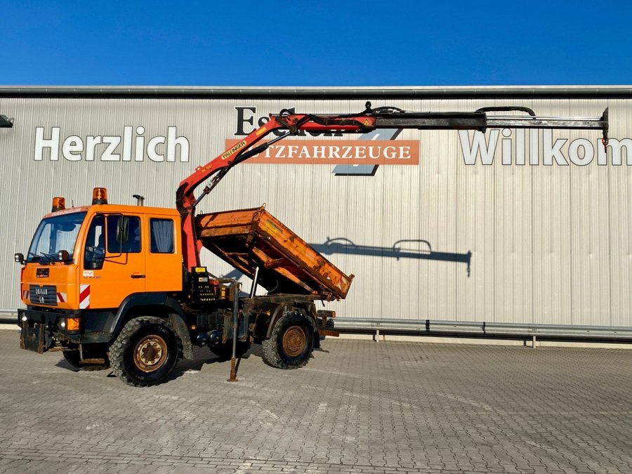 MAN  10.225 LAEK 4x4 / Palfinger Faltkran
