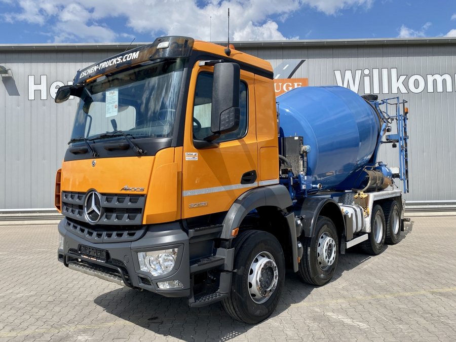 Mercedes-Benz  3236 8x4 Arocs / 9 m³ Stetter Aufbau