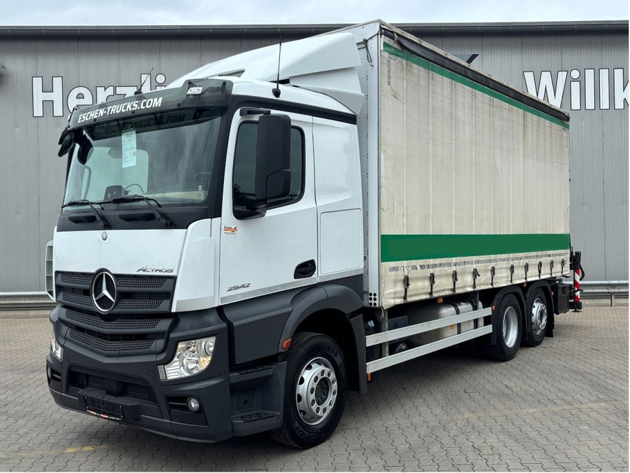 Mercedes-Benz  2542 L 6x2 Actros / HIAB X-HIDUO Faltkran