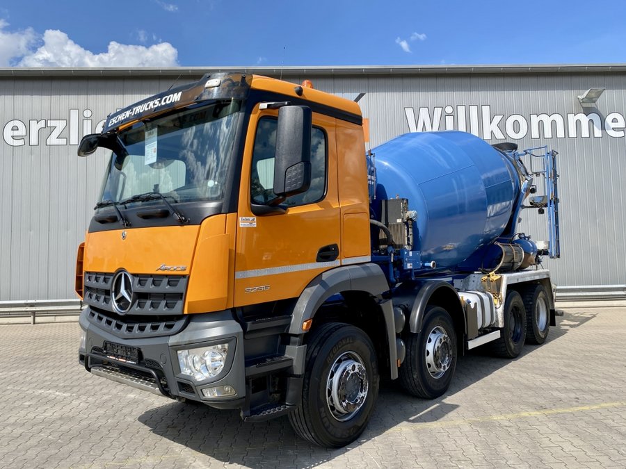 Mercedes-Benz  3236 8x4 Arocs / 9 m³ Stetter Aufbau