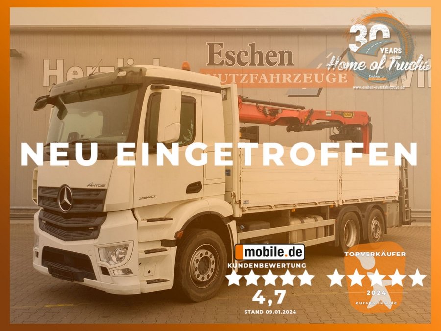 Mercedes-Benz  2540 LL 6x2 Antos / Palfinger PK 23001 Kran