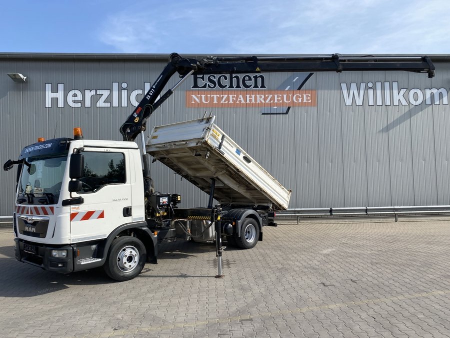 MAN  TGL 12.220 4x2 BB / HIAB-Faltkran