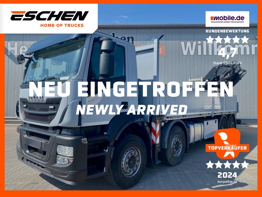 Iveco  AD 320 S 46 Y/PS 8x2 / MKG-Kran