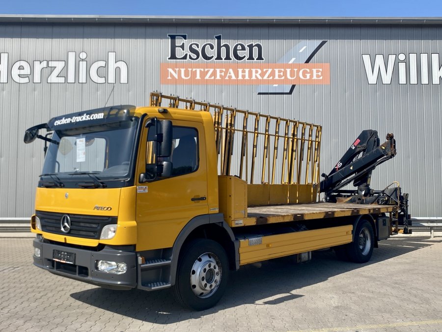 Mercedes-Benz  1224 L  Atego / HIAB-Kran / Glastransporter