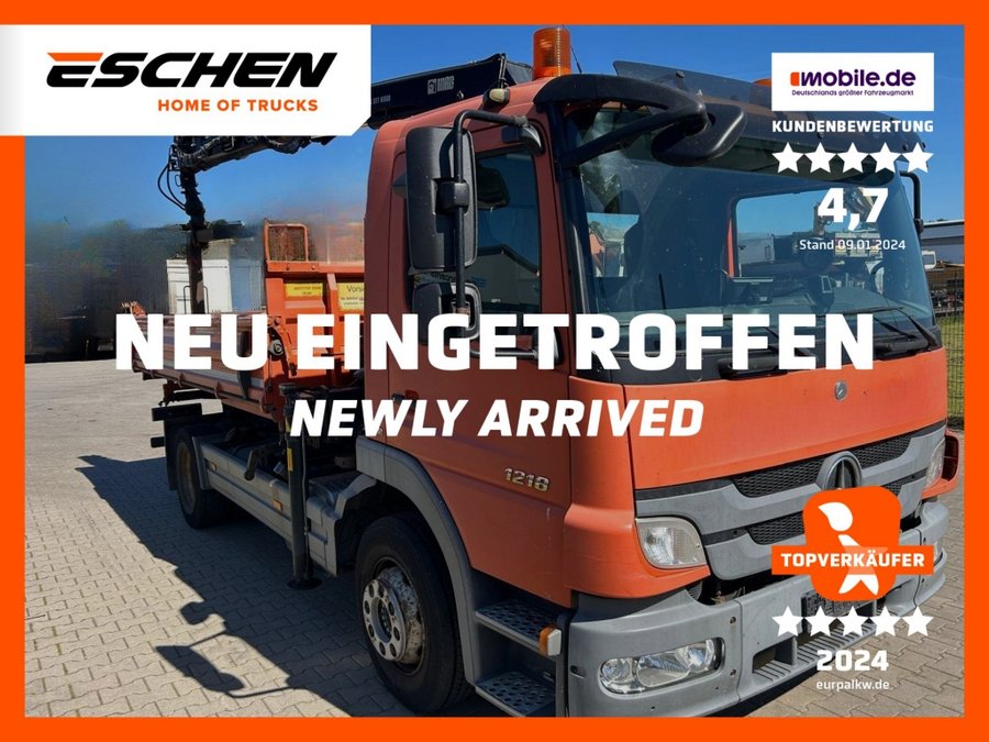 Mercedes-Benz  Atego 1218 4x2 Kipper/Kran